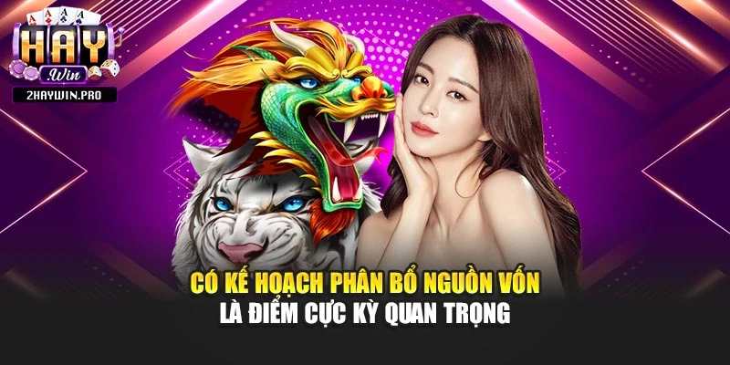 Có kế hoạch phân bổ nguồn vốn là điểm cực kỳ quan trọng