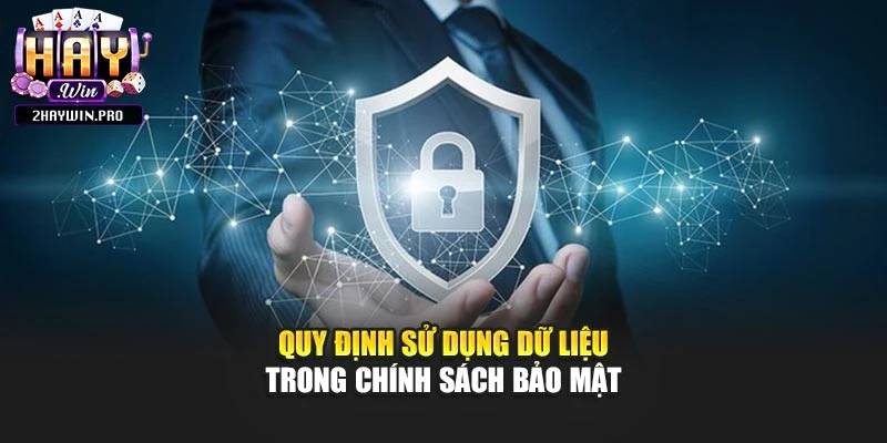 Quy định sử dụng dữ liệu trong chính sách bảo mật